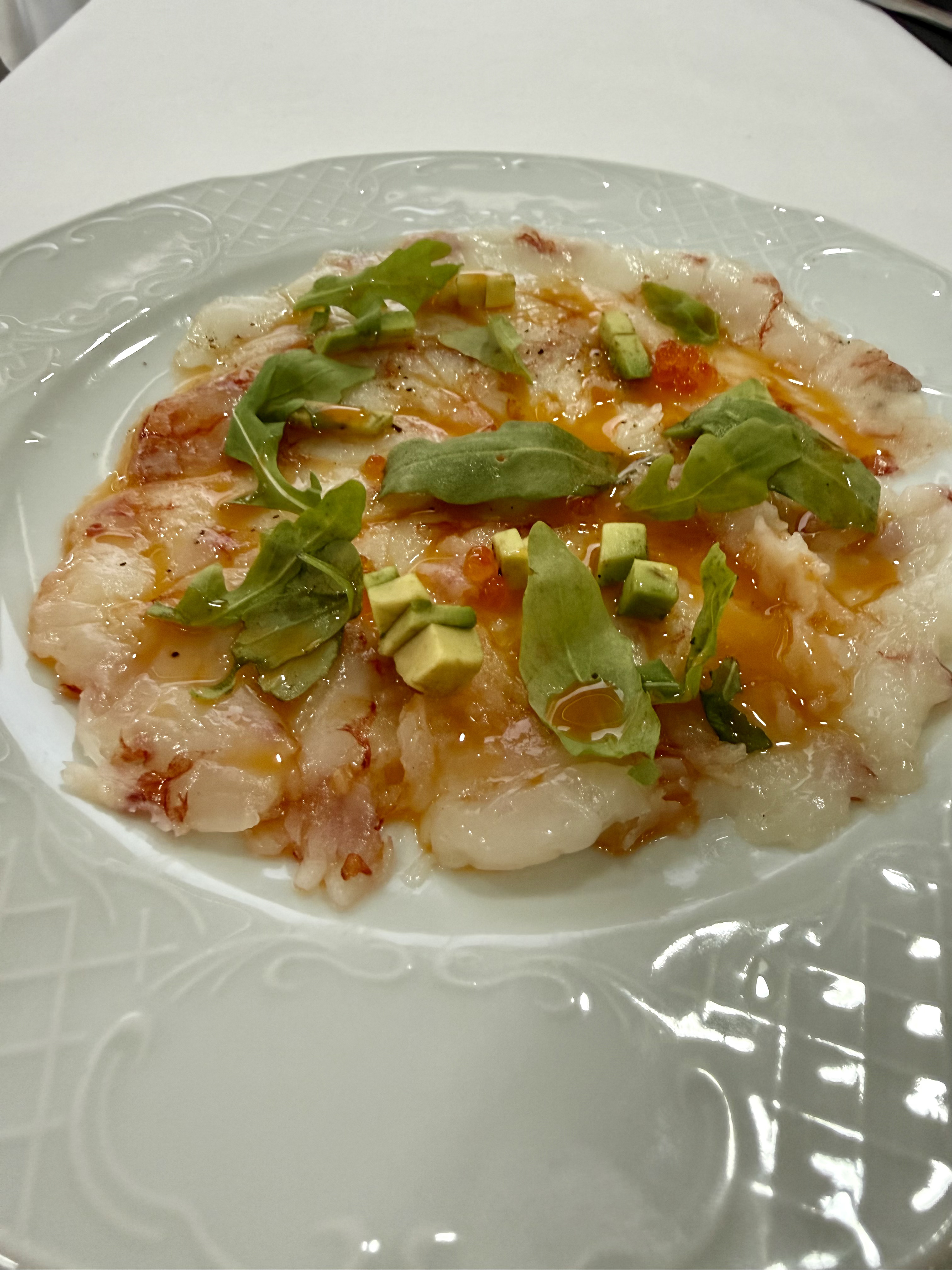 Carpaccio elaborado por el alumnado